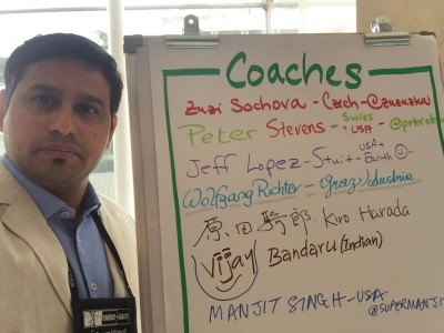 I participated as a coach at “Coaches Clinic” at Global Scrum Gathering at Bengaluru, India during June 27th to 29th 2016
