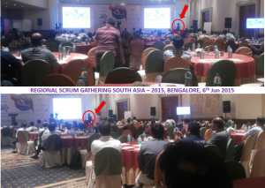 I was a speaker at Regional Scrum Gathering south Asia 2015, at Bengalore. I presented a topic on Lean Ops Case study