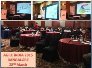 I delivered a session at Agile India 2015 international conference