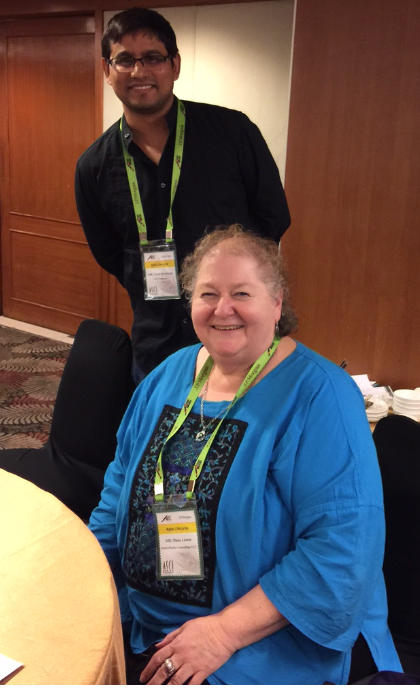 With Diana Larsen (co-author of Agile Retrospectives book) in Agile India 2015
